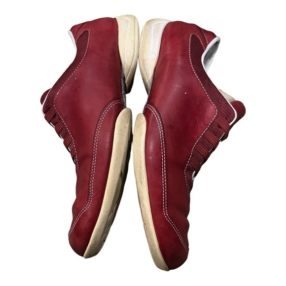 Vintage red leather timberland shoes, size 10 - Picture 8 of 12